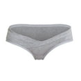 thumbnail image 1 of FAFWYP Maternity Underwear for Women Cotton Low Waist Pregnancy Postpartum Knickers Maternity Panties Ladies Soft Bump Briefs, 1 of 3