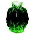 thumbnail image 1 of FAFWYP Men's Plus Size Workout Hoodie, Fall And Winter Casual Hooded Sweashirt Fashion Printing Long Sleeve Drawstring Loose Fit Pullover Blouse with Pocket, 1 of 3