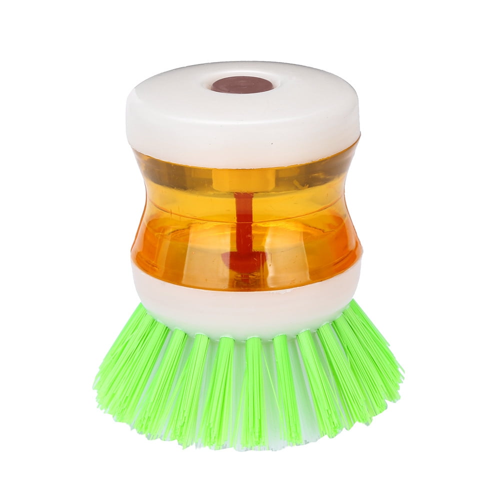 Fafwyp Mini Plastic Scrub Dish Brush Durable Kitchen Scrubber Palm Cleaning Kit for Cleaning Pots, Pans, Sink and Vegetables, Size: 3.54 x 2.36 x 1.97