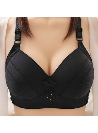 FAFWYP Women's Sexy Plus Size Push Up Wireless Bras for Large Bust Full  Coverage Everyday Sports Bras No Underwire Comfort Lace Bralettes Sleeping  Seamless Breathable Bra for Women 