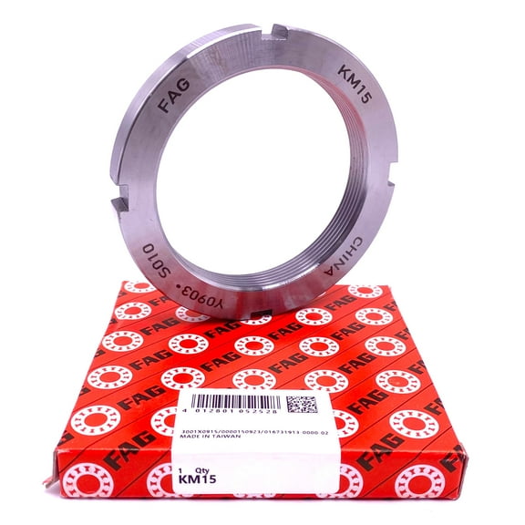 FAG KM15 Nuts Standard Bearing Steel KM 15 75x98x13 mm