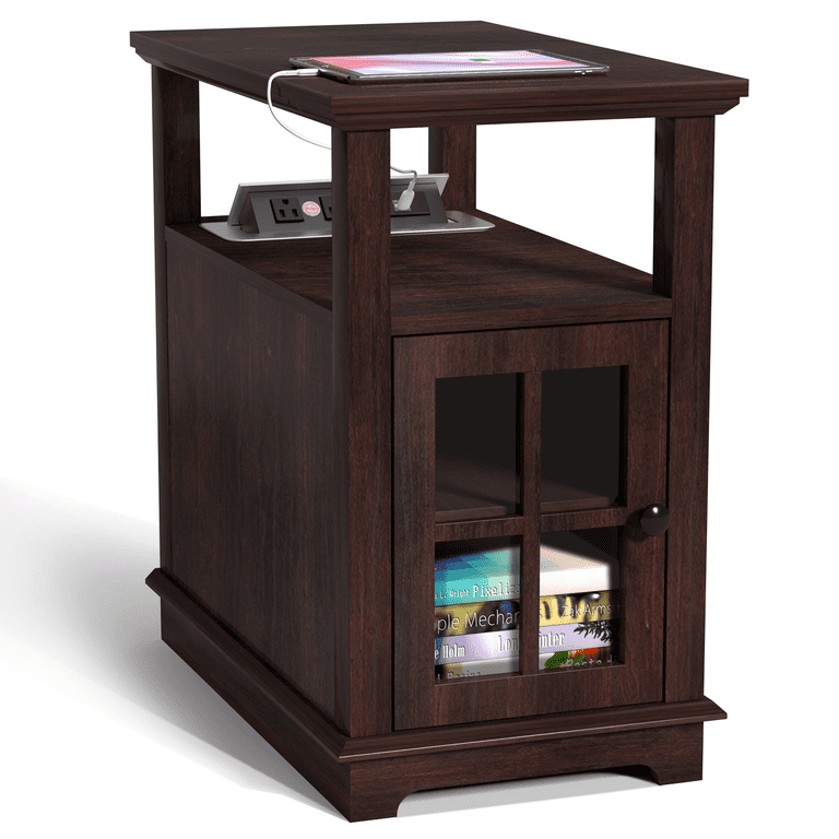Extra large end sale tables with storage
