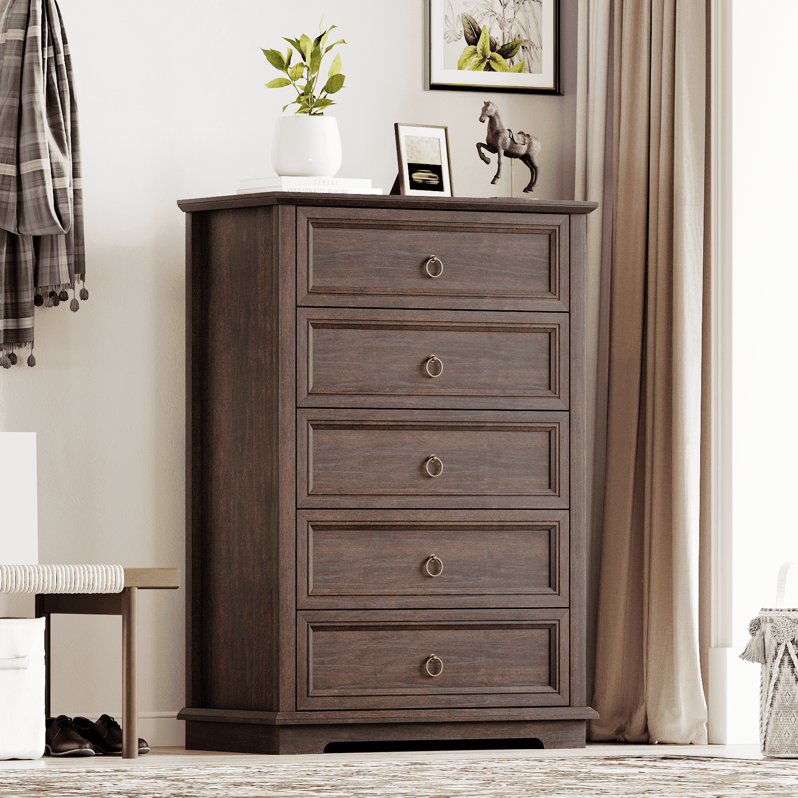 Espresso Chest Of Drawers