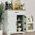 FAGAGA Modern Coffee Bar with Storage, 36" Kitchen Buffet