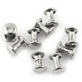 thumbnail image 1 of FAGINEY 100pcs Double Cap Rivet Tubular Metal Leather Craft Repairs Studs Decoration, Metal Rivet, Leather Craft Rivet, 1 of 4