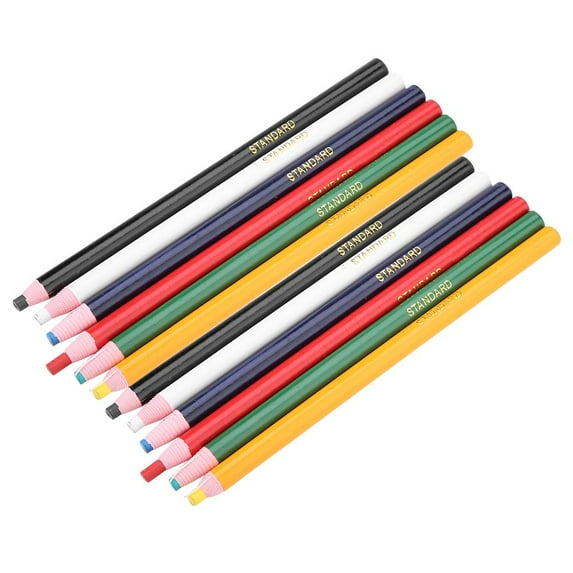 FAGINEY 12pcs/pack Fabric Mixed Colors Erasable Pen Tailor Dressmaker Craft Marking Sewing Accessories, Sewing Pencil, Dressmaker Pencil