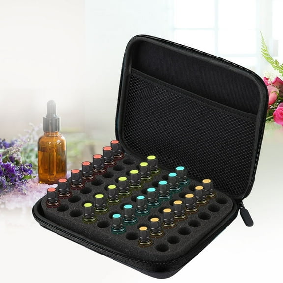63 Slots Portable Aromatherapy Essential Oil Storage Bag Case Box Organizer, Essential Oil Storage Case, Essential Oil Storage Box