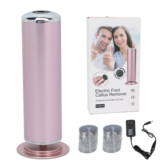 FAGINEY Electric Foot File Tool,Electric Foot Callus Remover Dead Skin Removal Pedicure File Sander With 60pcs Replacement Sandpaper US Plug 100V‑240V,Foot Callus Remover