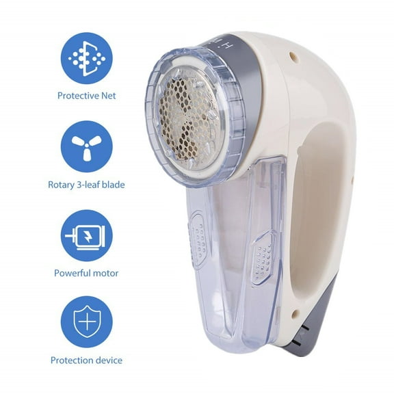 FAGINEY Fabric Shaver, Electric Clothes Shaver Fabric Remover For Clothes, Portable Lint Remover, Battery Operated Lint Shaver For Couch, Blanket, Curtain