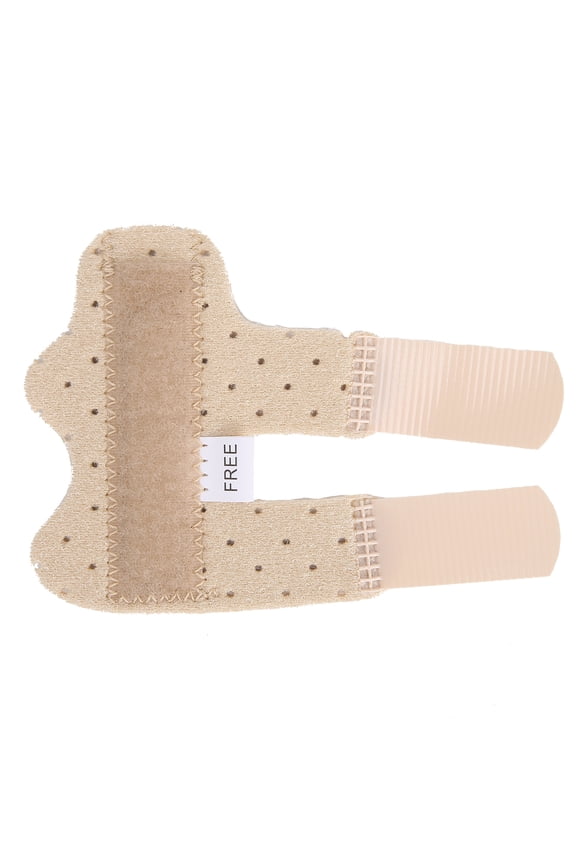 FAGINEY Finger Splint Brace, Removable Aluminum Support for Finger Injuries, Skin Color, 11 x 8.5cm