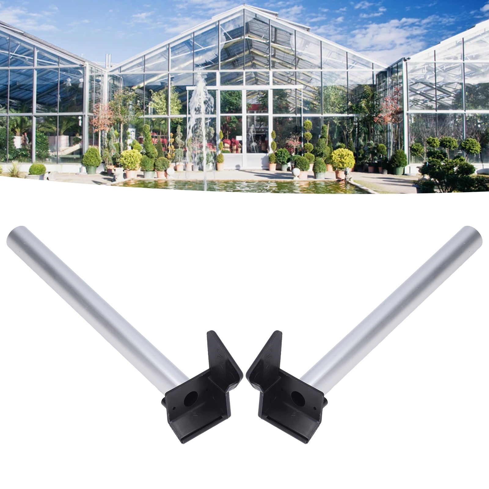 FAGINEY Greenhouse Rain Gutter Drains,Drainage Downpipe Gutter Kit,2Pcs
