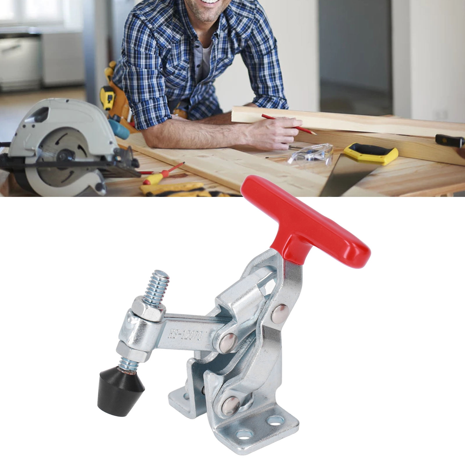 FAGINEY Heavy Duty Clamp,Toggle Clamp 91kg Holding Capacity Vertical