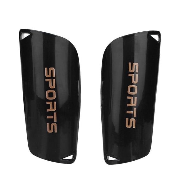 FAGINEY Lightweight Adult Child Soccer Shin Guard, PVC Black, 6.30x3.35x1.38 inches, 51-82 g