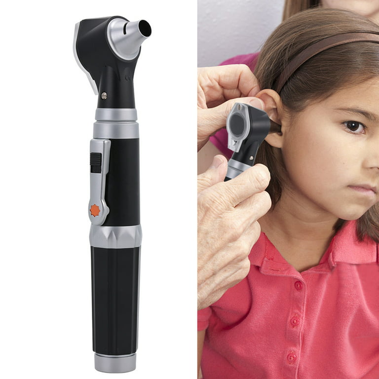 FAGINEY Medical Diagnosis Otoscope Ear Care Speculum Magnifying Lens  Clinical LED Lamp , Professional Ear Speculum, Ear Examination Kit