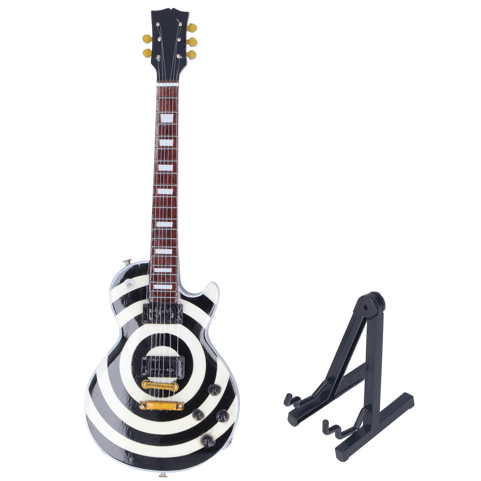 FAGINEY Mini Electric Guitar Model 16 Scale Wooden Miniature Electric