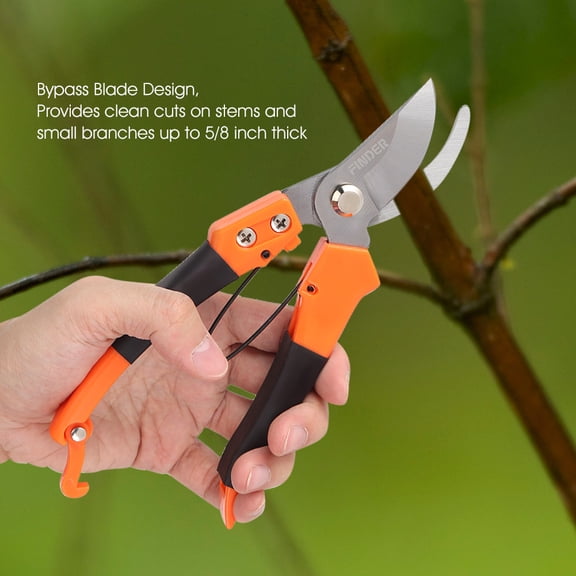FAGINEY Pruning Scissor,Pruning Shear,Pruning Shears Cutter Home Gardening Plant Scissor Branch Pruner Hand Tool