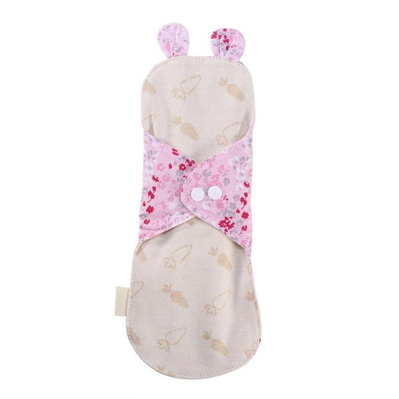 FAGINEY Sanitary Napkins, Pantiliners,250mm Reusable Organic Cotton Menstrual Pad Washable Day&Night Panty Liner Sanitary Cloth