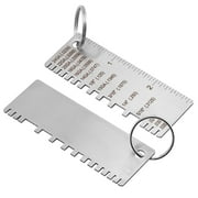 Stainless Steel Wire/Metal Sheet Thickness Gauge Welding Gage Plated Size Inspection Tool, Stainless Steel Welding Gage,Welding Inspection Tool