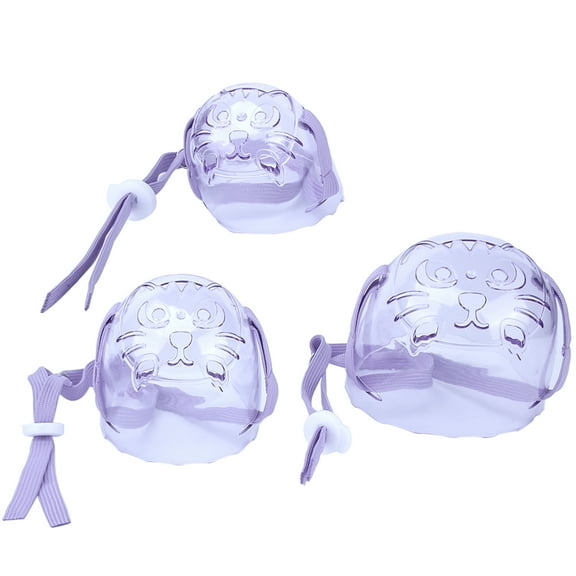 FAGINEY Transparent Plastic Cat Muzzle, Clear