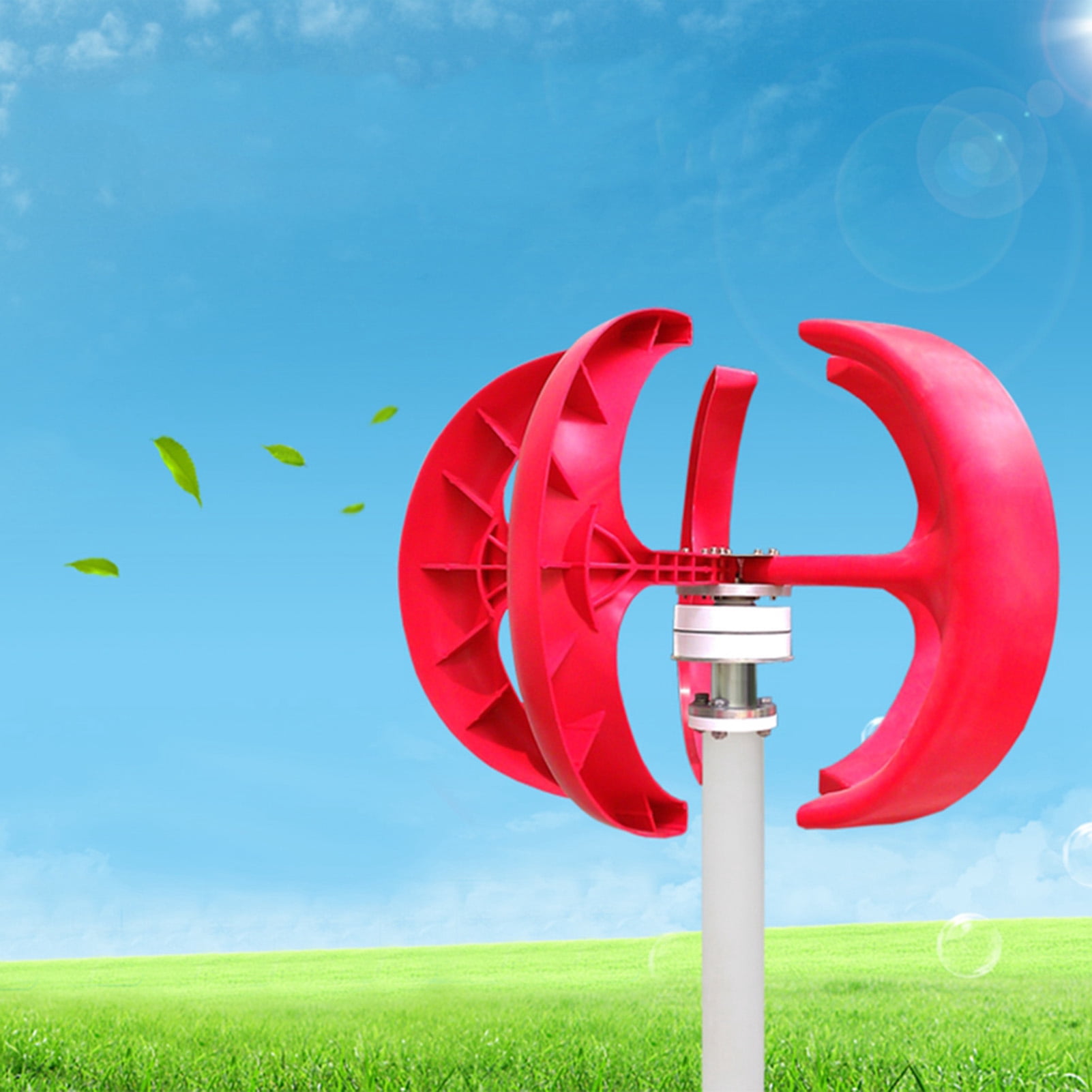 FAGINEY Wind Turbine Generator Set 600W DC12V Wind Turbine Vertical Wind Generator Kit Electricity Producer Equipment, Wind Turbine, Wind Generator Kit