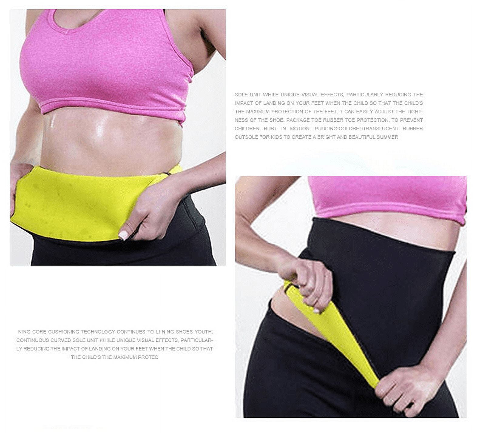 Qiilu Yoga Slim Fit Waist Belt Trimmer Exercise Weight Loss Burn Fat Body  Shaper 