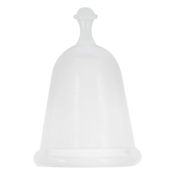 FAGINEY Women Reusable Silicone Leak-proof Feminine Hygiene Period Menstrual Cup Transparent S