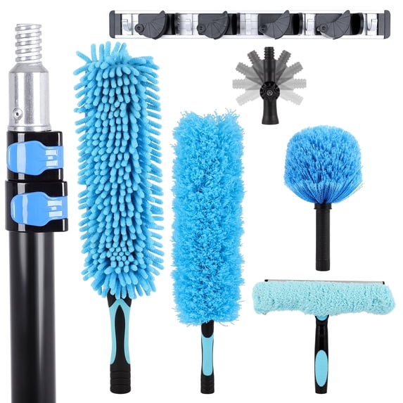 20 Foot High Ceiling Fan Duster, Heavy Duty High Reach Duster Kit for ...