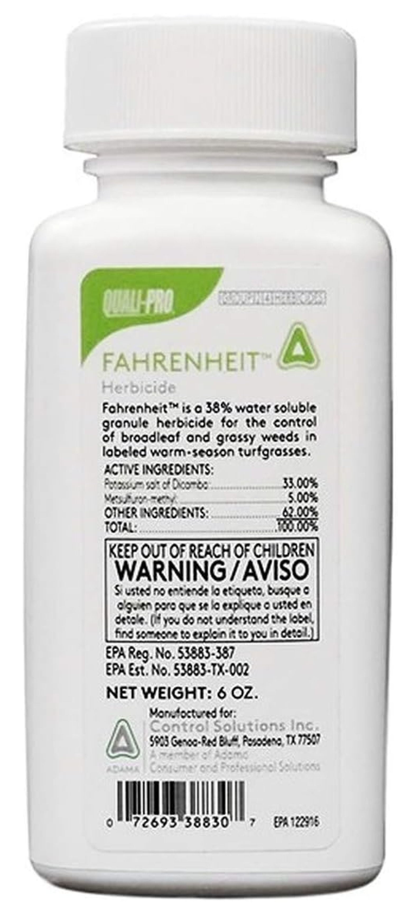 FAHRENHEIT HERBICIDE (6 oz)