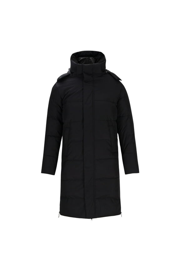 Men's Extra Long Parka Winter Coats Hooded Puffer Jacket Heavy Warm Water-resistant Outerwear Cold Weather