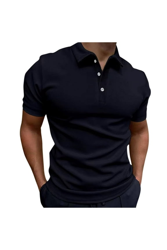 Sport Men's Polo Shirt, Men's Cool DRI Moisture-Wicking Performance Polo Shirt, Jersey Knit Performance Polo Shirt