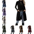 thumbnail image 1 of FAHUOMU Womens Vest Tops Sleeveless Corduroy Collared Cardigan Fall Lightweight Casual Coats With Pockets, 1 of 10