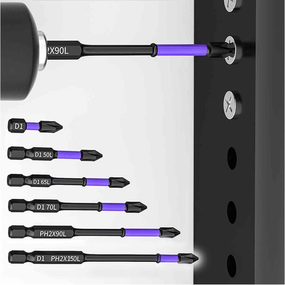 FAHXNVB, Anti Slip and Shock Proof Phillips Magnetic Screwdriver Set 6 Pieces