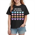 thumbnail image 1 of FAHXNVB Back To School T-Shirts for Girls Cute Graphic Print Crewneck Soft Cotton Tees Tops Fashion Casual Comfortable Shirts 3-10 Years, 1 of 8