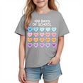 thumbnail image 1 of FAHXNVB Back To School T-Shirts for Girls Cute Graphic Print Crewneck Soft Cotton Tees Tops Fashion Casual Comfortable Shirts 3-10 Years, 1 of 8