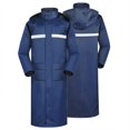 thumbnail image 1 of FAHXNVB Mens Long Rain Jacket Reflective Stripes Waterproof Rain Ponch for Outdoor Activities Lightweight Emergency Waterproof Poncho, 1 of 5