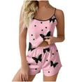 thumbnail image 1 of FAHXNVB Pajama Set for Women Summer Sleeveless Tank Tops and Pjs Shorts Sets Trendy Printed 2 Piece Sleepwear Loungewear Set, 1 of 4