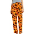 thumbnail image 1 of FAHXNVB Plus Size Halloween Pajama Pants for Women Pumpkin Ghost Spooky Pattern Sleep Pants Elastic Waist Loungewear Pants S-5XL, 1 of 5