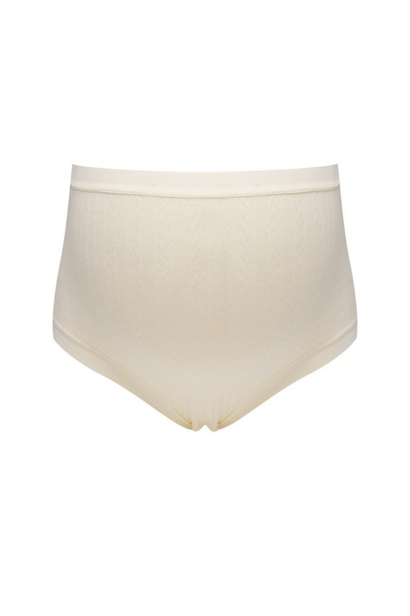 Women's Over The Bump Maternity Panties Solid Color High Waist Full Coverage Pregnancy Underwear Fashion Casual Cozy Underwear
