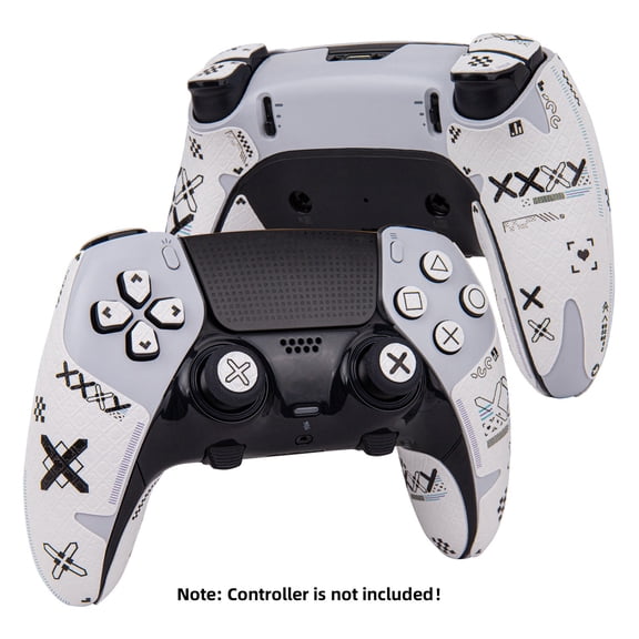 FAINLORD Wireless Game Controller Grip Tape for Playstation 5 DualSense Edge / PS5 Edge, White