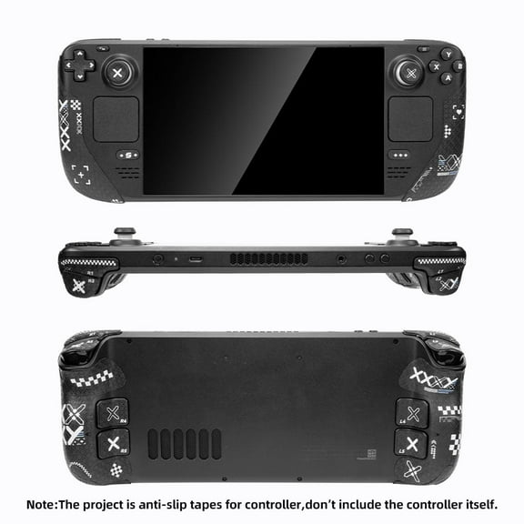 FAINLORD Wireless Game Controller Grip Tape for Steam Deck / OLED Version, Black