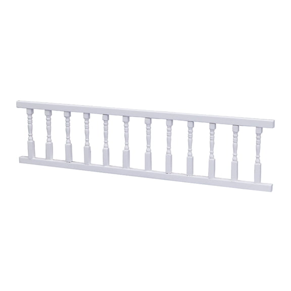 FAIOIN 1/12 for Doll House Miniature Fence Fairy Garden Handrail Model Toy Lovely Style Fence for Mini Dollhouse Lover Unisex