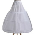 thumbnail image 1 of FAIOIN Crinoline Underskirt Petticoat Floor Length for Women Girls Bridal Dress Vintage Ball Gown White Hoop Skirt Plus Size, 1 of 19