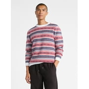 Free Assembly Men's Fair Isle Sweater with Long Sleeves, Size XS-3XL