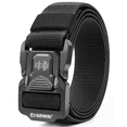 thumbnail image 1 of FAIRWIN Belt for Men, Nylon Web Work Belt, Black, 1 of 10