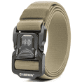 thumbnail image 1 of FAIRWIN Belt for Men, Nylon Web Work Belt, Khaki, 1 of 10