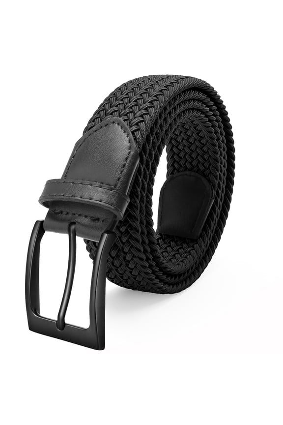 Elastic Men's Golf Belts Casual Braided Nylon Work Belts for Men