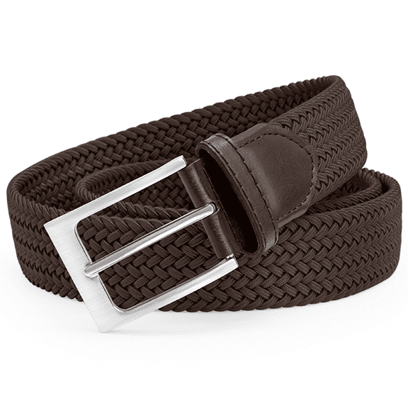 FAIRWIN Elastic Men's Golf Belts Casual Braided Nylon Work Belts for Men