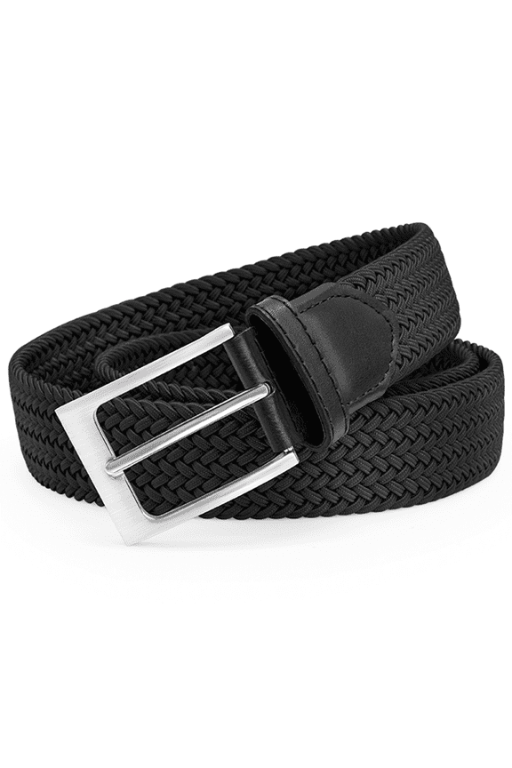 Elastic Men's Golf Belts Casual Braided Nylon Work Belts for Men