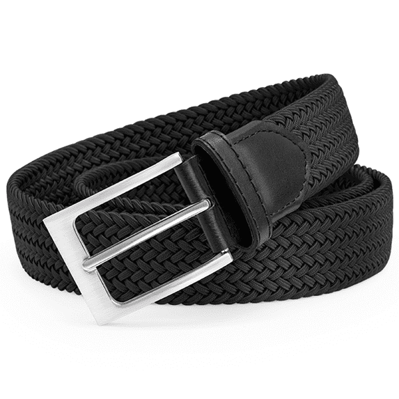 FAIRWIN Elastic Men's Golf Belts Casual Braided Nylon Work Belts for Men