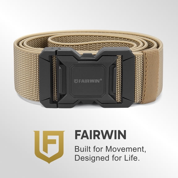 FAIRWIN Men's Belt, 1.5" Ratchet Work Belt Nylon Belt for Men
